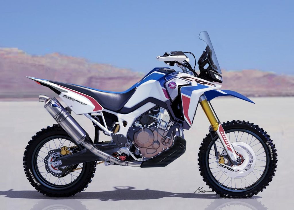 Honda Africa Twin - Laterale